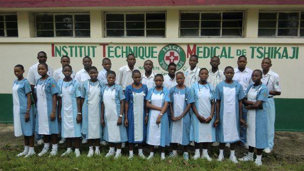People from IMCK (Institut Medical Chretien du Kasai) in the Democratic Republic of Congo